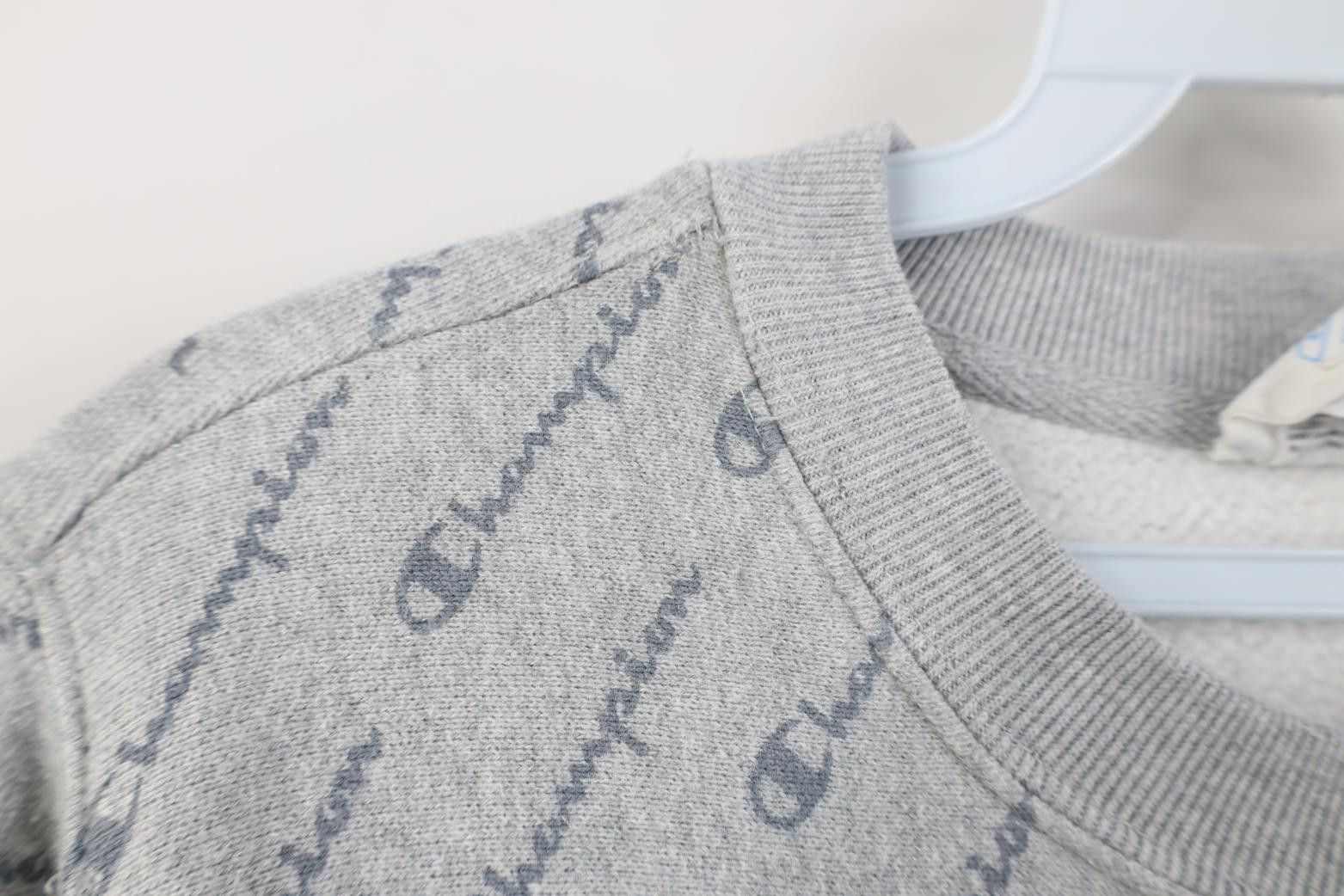 Champion Y2K Champion Reverse Weave Print Crewneck Sweatshirt Gray Size US S / EU 44-46 / 1 - 8 Thumbnail
