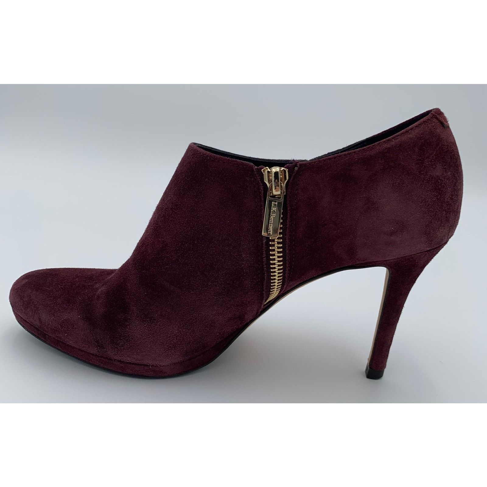 LK Bennett L.K. Bennett Doris Suede Pumps Size 8 Burgundy Ankle Boots Size US 8 / IT 38 - 5 Thumbnail