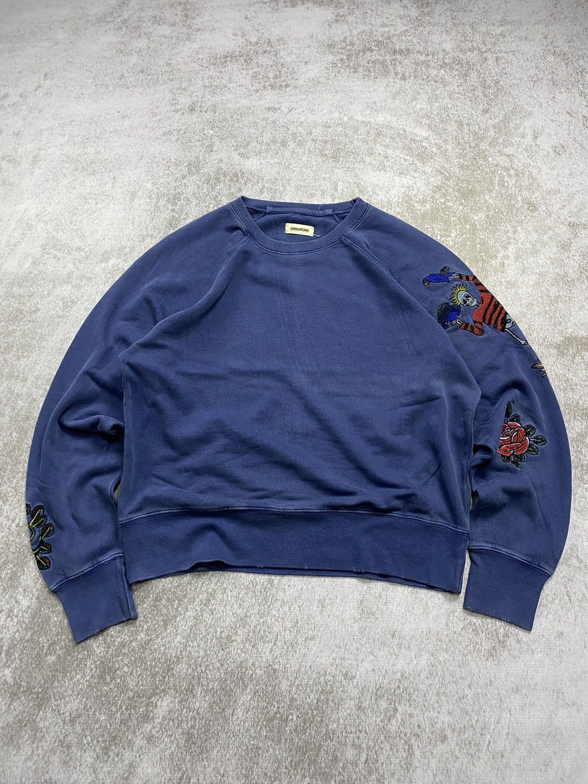 If Six Was Nine × Zadig & Voltaire Zadig & Voltarie distressed punk sweatershirt Size US M / EU 48-50 / 2 - 1 Thumbnail