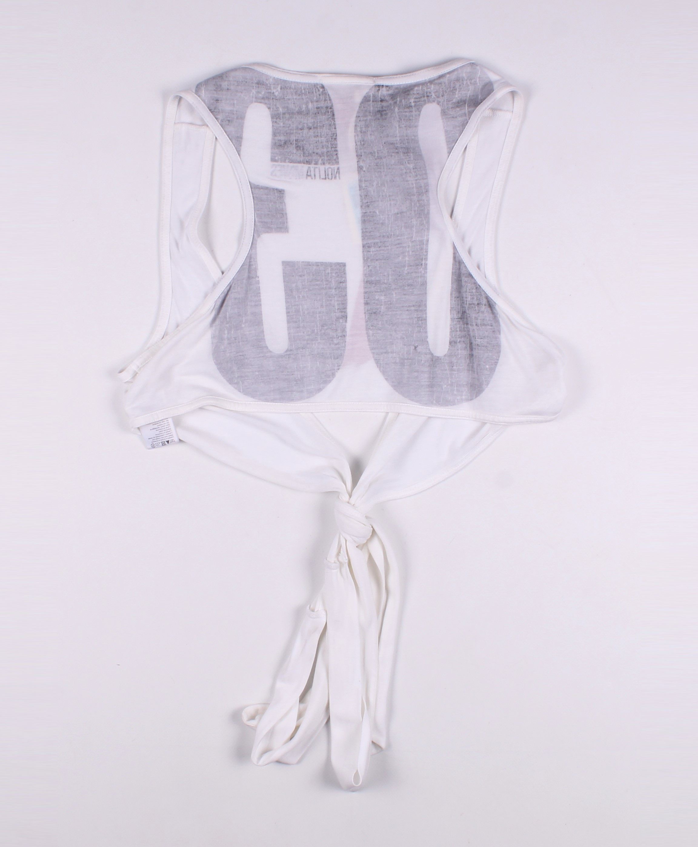 Vintage Nolita North Little Italy Y2K Cropped Top with Ties Size M / US 6-8 / IT 42-44 - 10 Thumbnail
