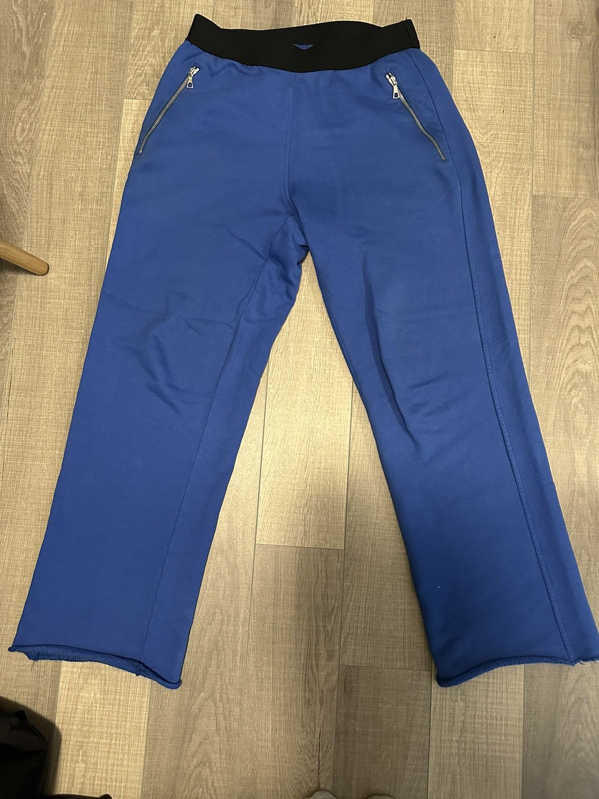 image of Dries Van Noten Blue Sweatpants Trouser, Men's (Size 33)