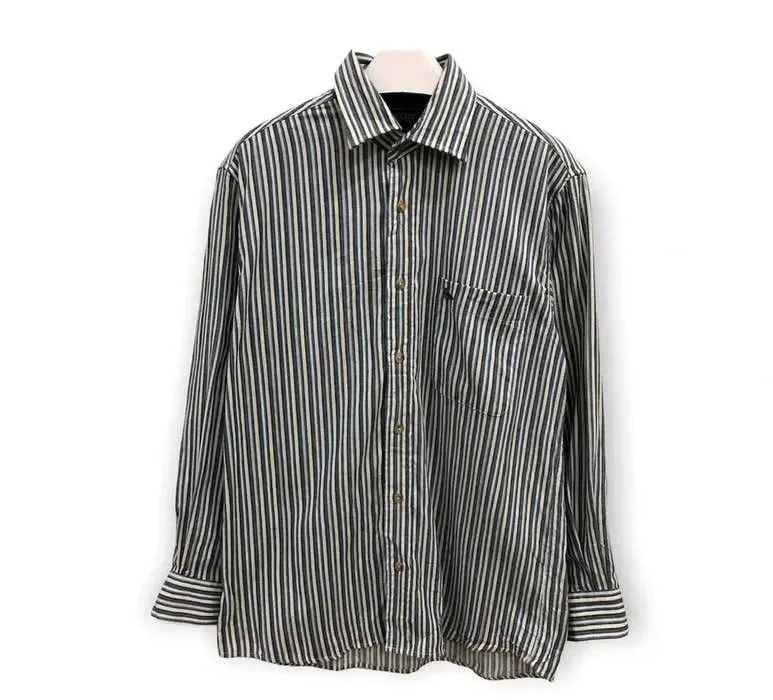 Vintage Vintage Decoy Striped design Flannel Shirt 👕 Size US S / EU 44-46 / 1 - 1 Thumbnail
