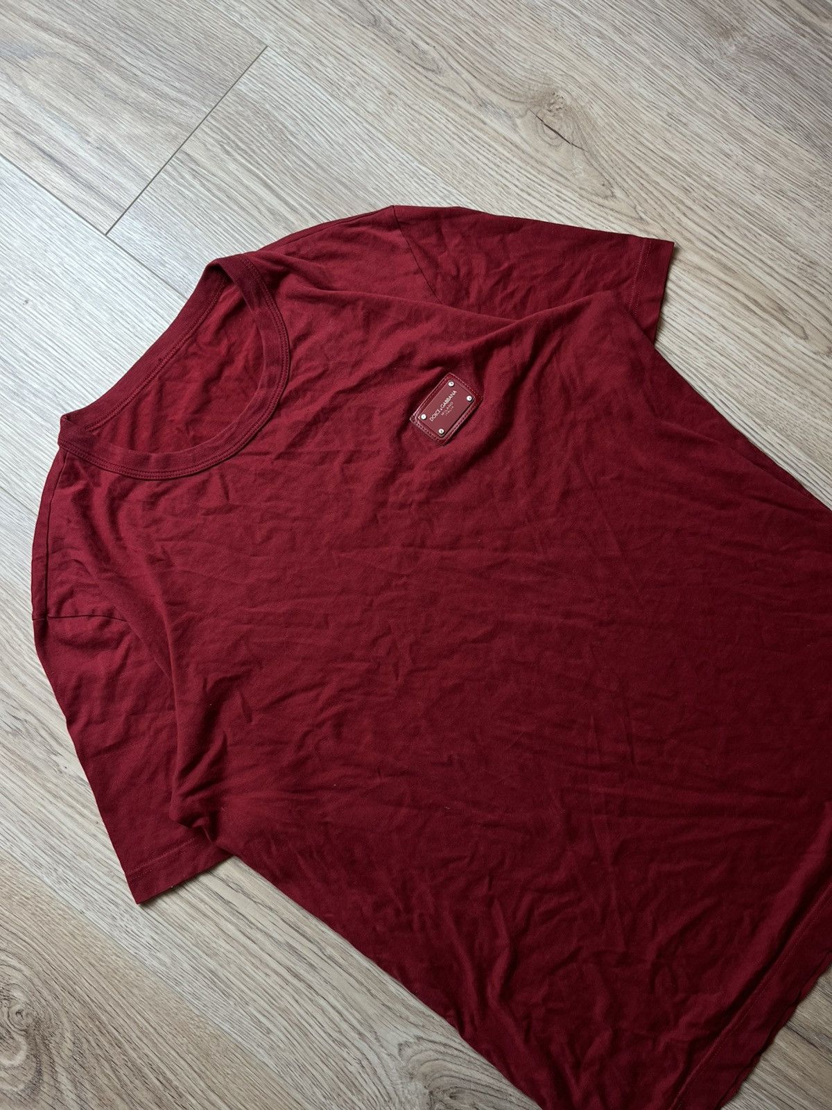 Dolce & Gabbana Dolce & Gabbana Red Plague Logo T-shirt Size US M / EU 48-50 / 2 - 2 Thumbnail