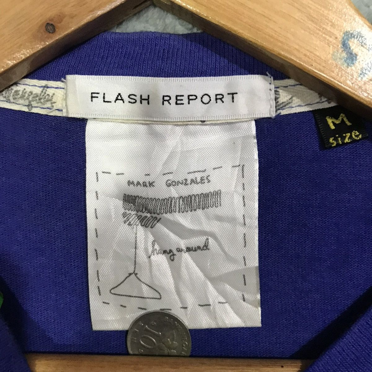 Japanese Brand MARK GONZALES BIG LOGO SINGLE POCKET Size US M / EU 48-50 / 2 - 5 Thumbnail