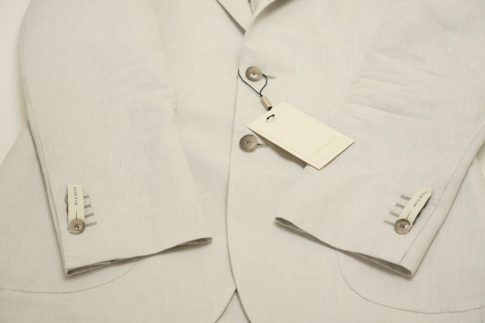 Suitsupply Men Suitsupply Suit Havana Patch Half Lined Cotton US42S Size 42S - 5 Thumbnail