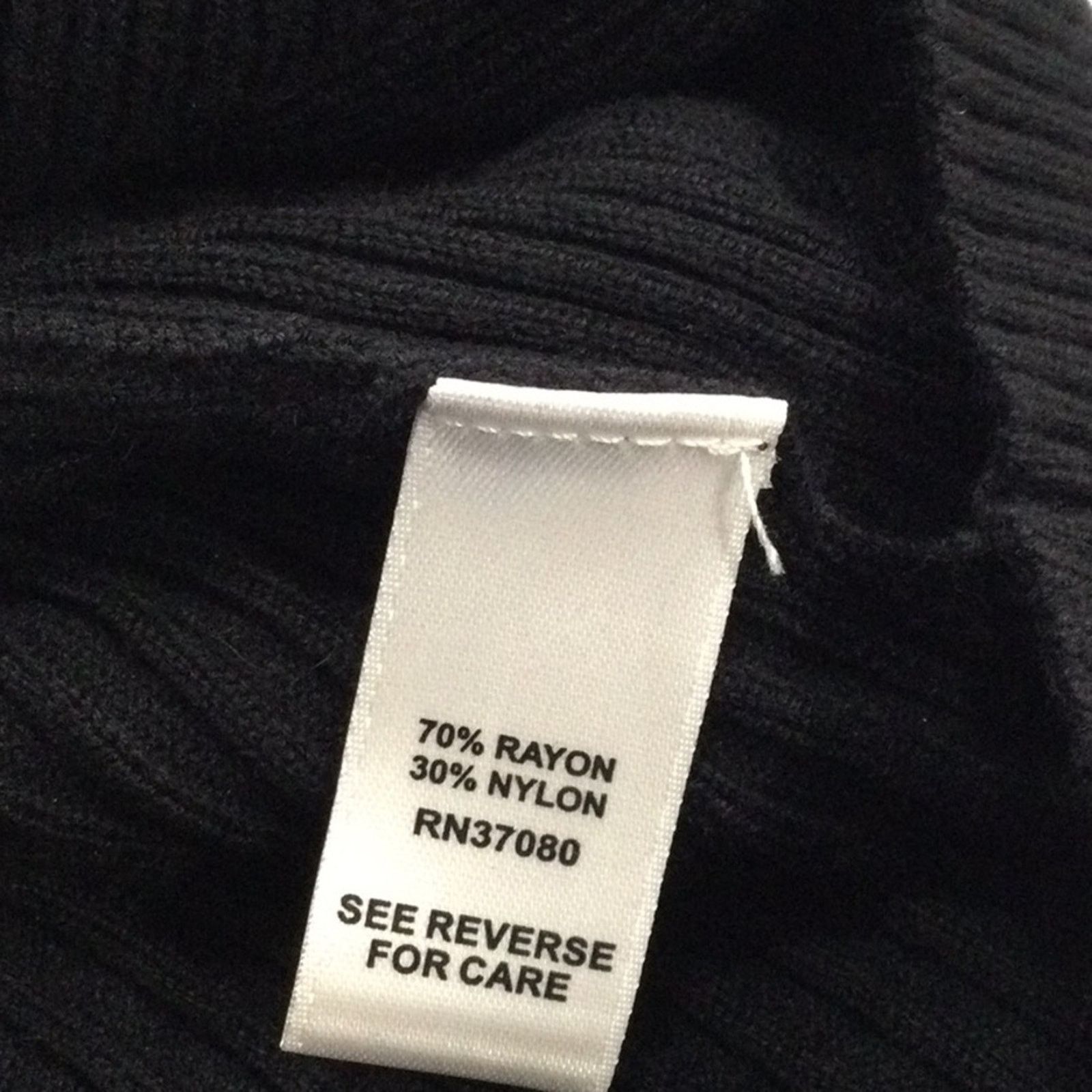 Other Cato Est. 1946 Black Rib Knit Turtleneck Size 22/24 W Size 4XL / US 24-26 - 11 Thumbnail