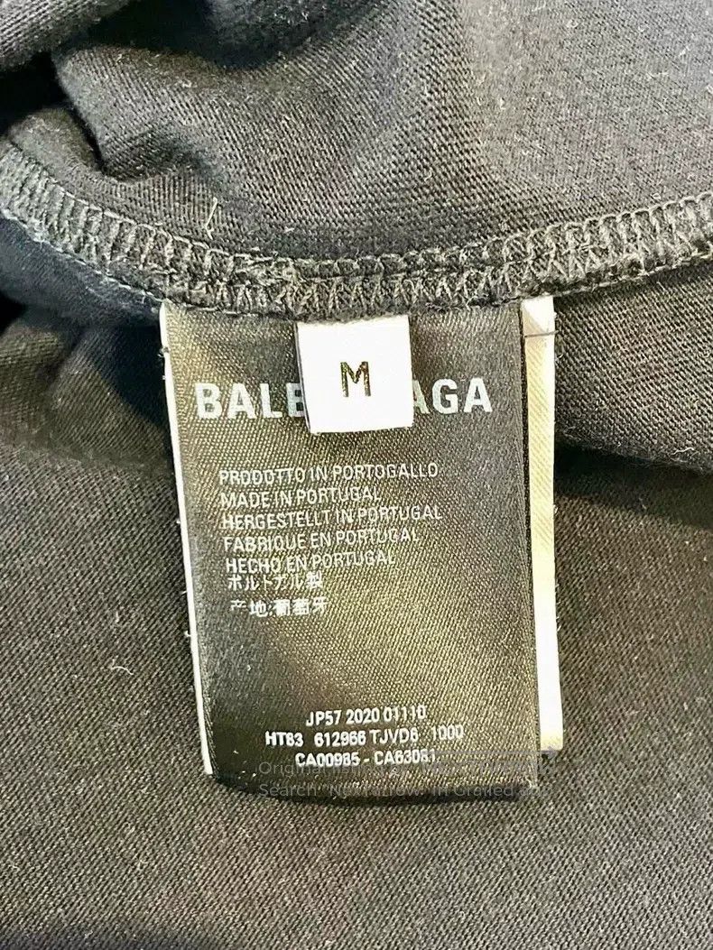 Balenciaga Balenciaga Black Short Sleeve Size US M / EU 48-50 / 2 - 5 Thumbnail