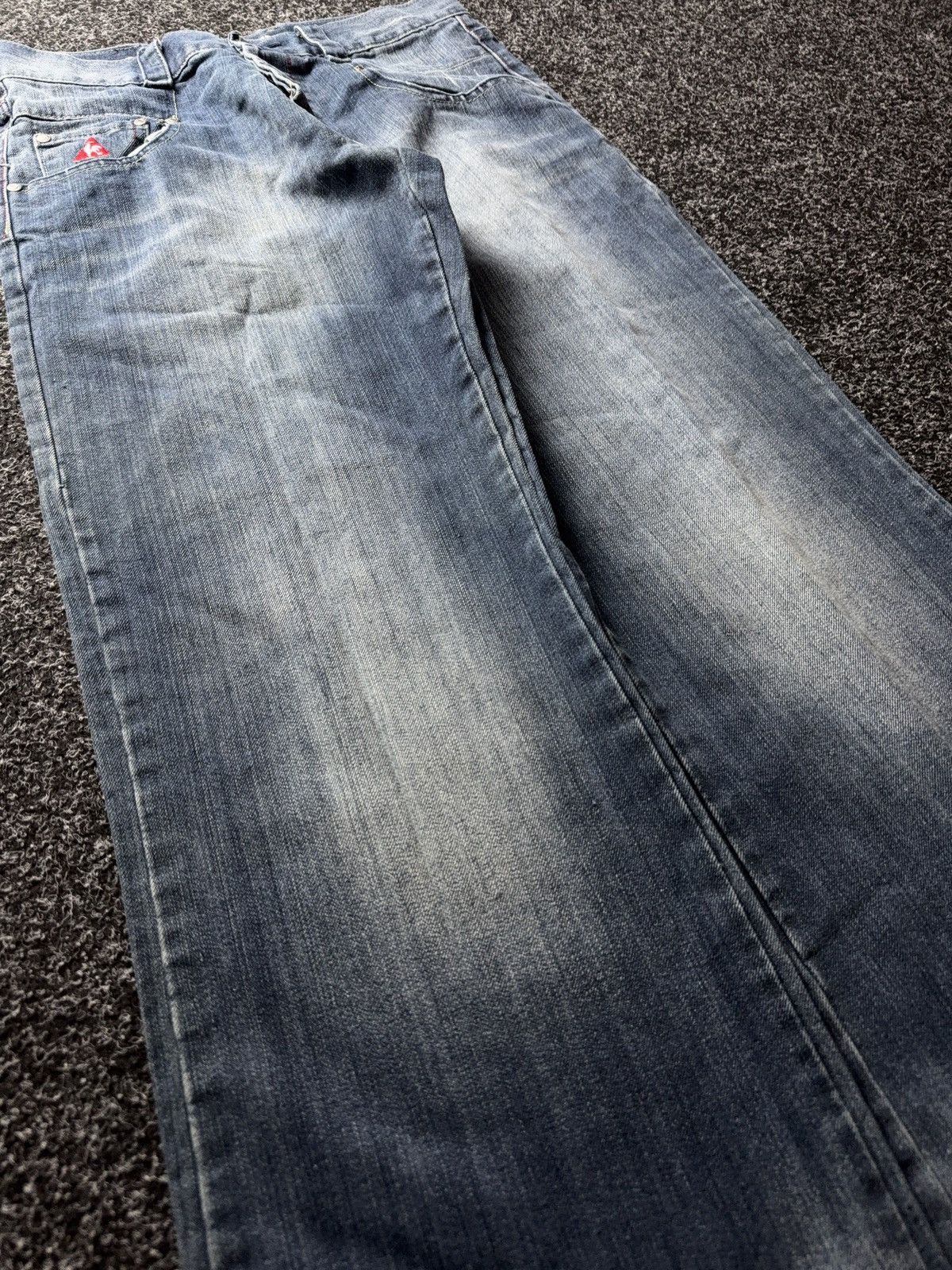 Le Coq Sportif Vintage Retro 00s Le Coq Sportif Straight Jeans Y2K Denim Size US 31 - 13 Thumbnail