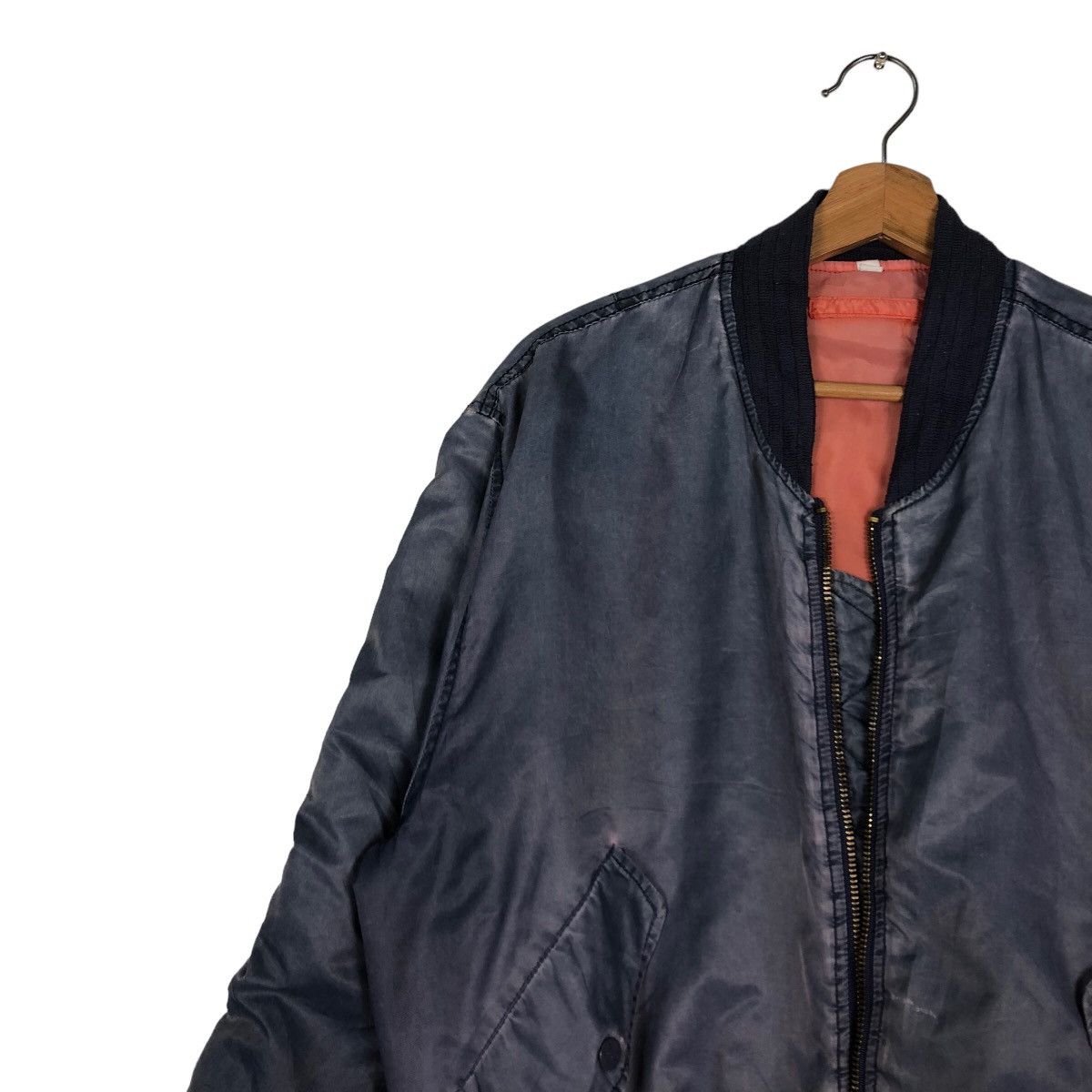 Japanese Brand 🔥Vintage Reversible Bomber Jacket Riot Riot Military Japan Size US L / EU 52-54 / 3 - 7 Thumbnail