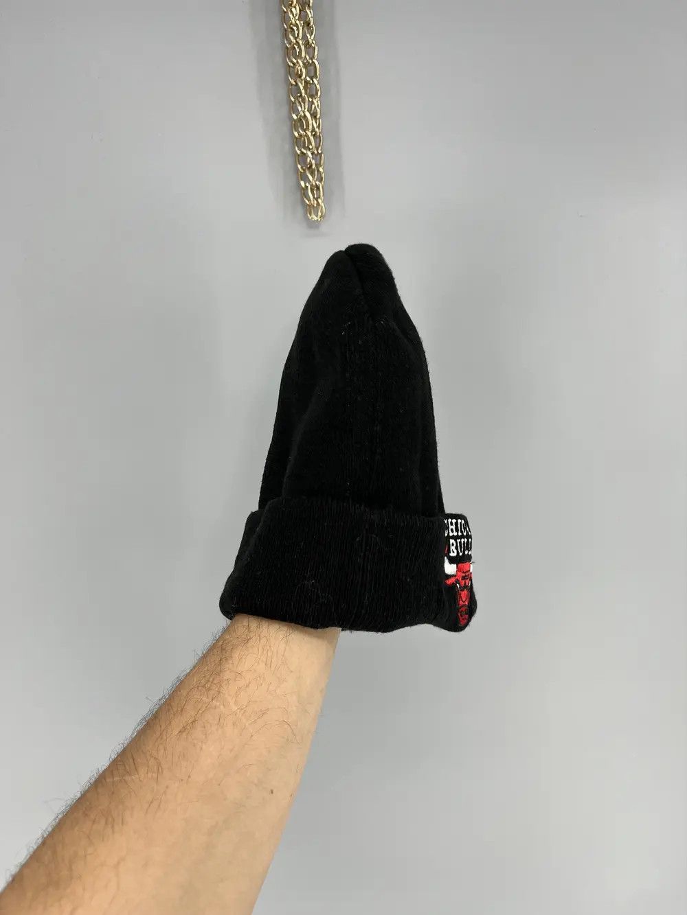 Mitchell & Ness Chicago Bulls Mitchell Ness Beanie Head Cap Embroidery Size ONE SIZE - 2 Thumbnail