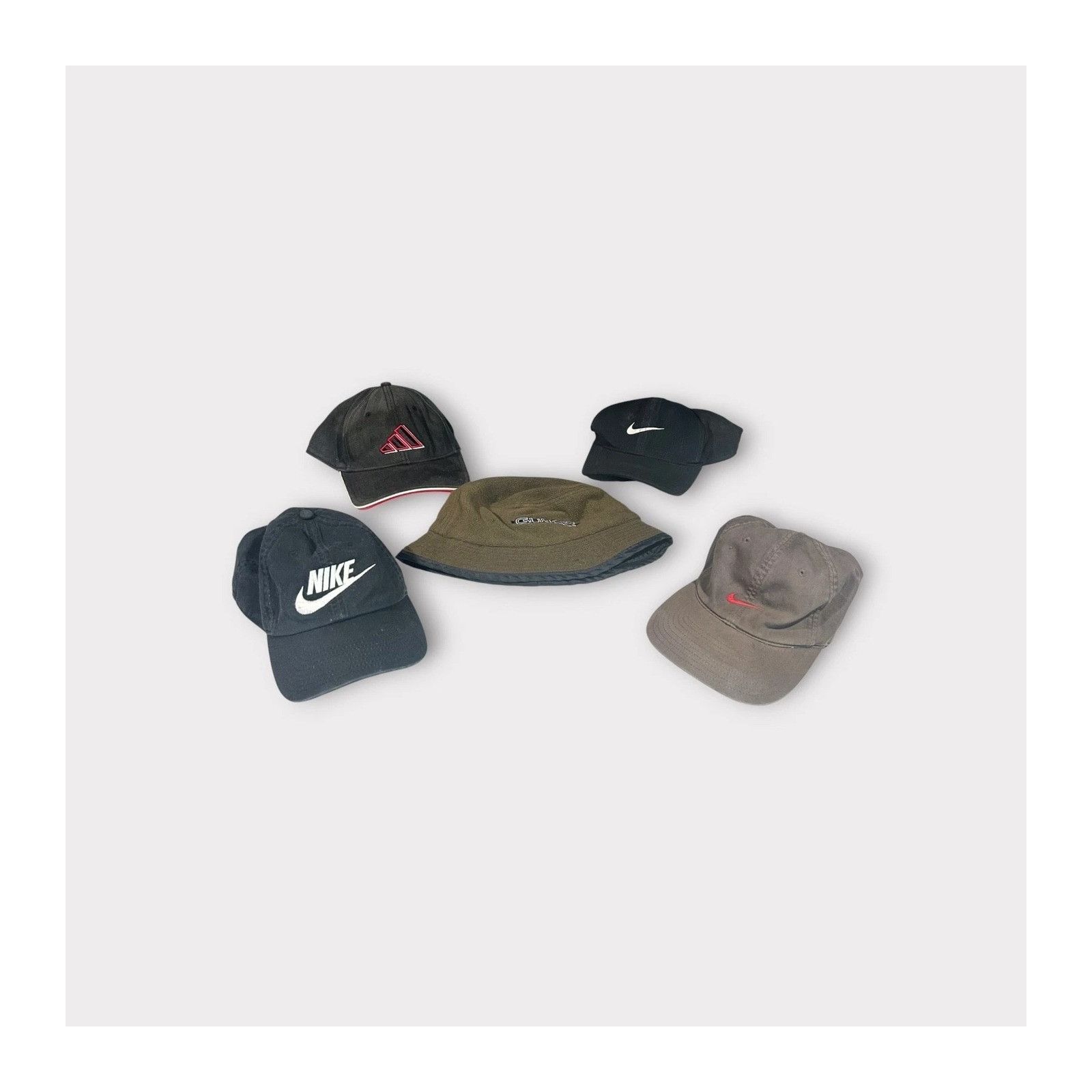 Nike Lot of 10 Brand Hat Nike Adidas Guess North Face VTG Reselle Size ONE SIZE - 9 Thumbnail