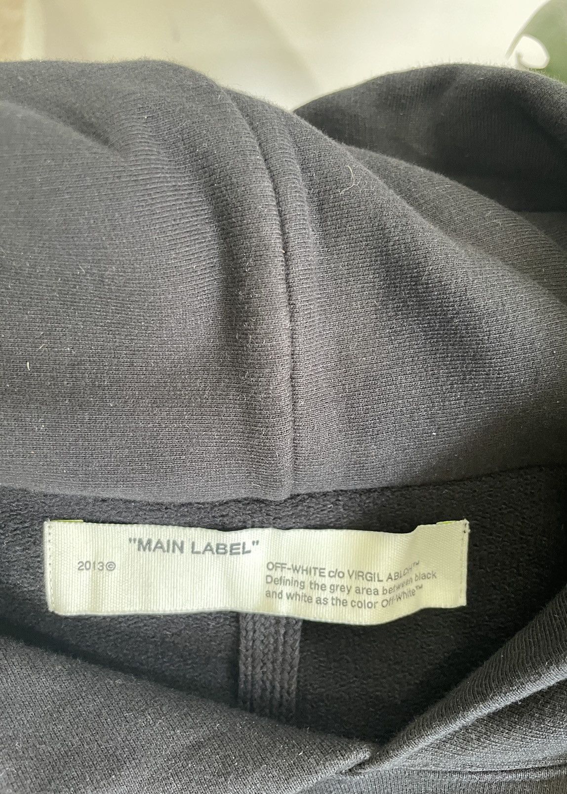 Off-White OFF-WHITE Airport Tape Double Layered Hoodie Size US XL / EU 56 / 4 - 3 Thumbnail