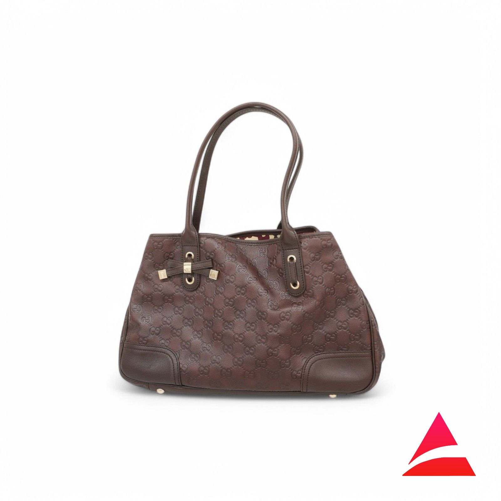 Gucci Gucci - Princess Tote Handbag Shoulder Bag Monogram Leather Size ONE SIZE - 1 Thumbnail