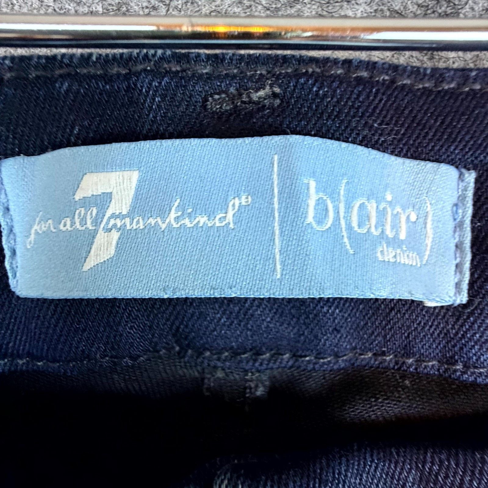 7 For All Mankind 7 For All Mankind Skinny Jeans Womens 27 Blue High Waist Size 27" / US 4 / IT 40 - 8 Thumbnail