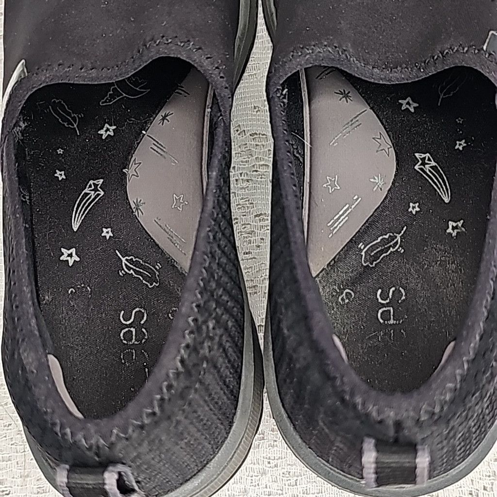 The Unbranded Brand Bzees Glee stretchable slip on black walking shoes sz 9.5 Size US 9.5 / IT 39.5 - 4 Thumbnail