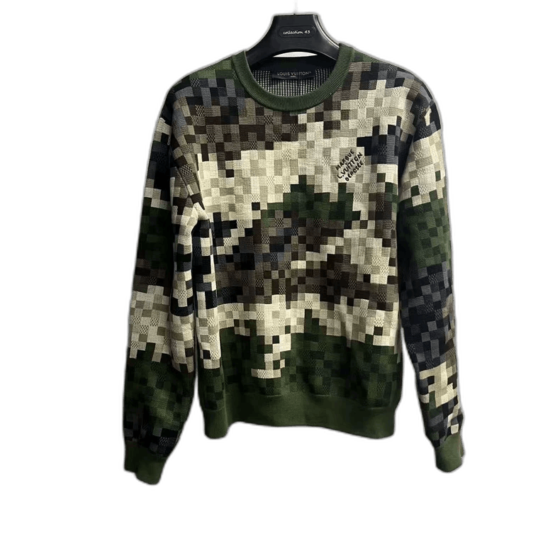 Louis Vuitton Louis Vuitton Multicolor Camo Sweatshirt Size US S / EU 44-46 / 1 - 1 Thumbnail