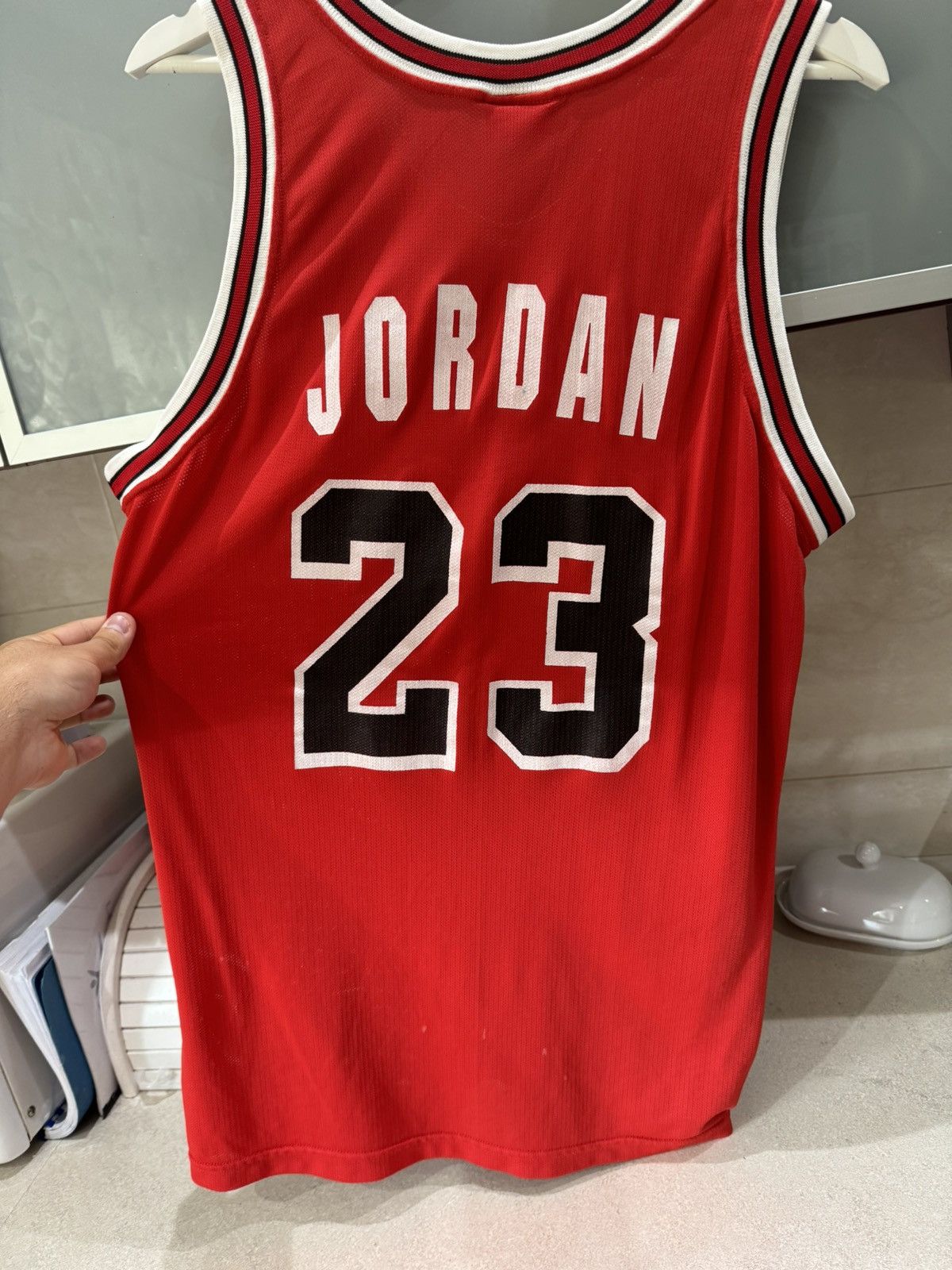 Champion × NBA × Vintage Michael Jordan #23 Champion nba Jersey Size US XL / EU 56 / 4 - 3 Thumbnail