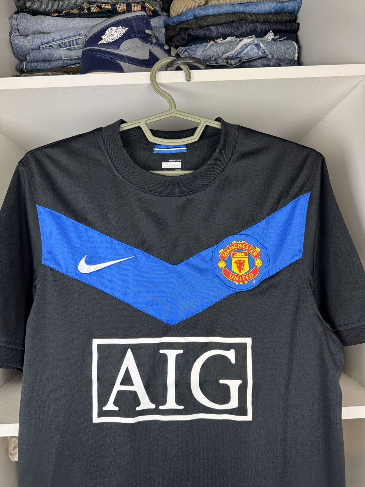 Nike Nike Manchester United 2009 2010 Away Shirt Soccer Jersey Size US S / EU 44-46 / 1 - 2 Thumbnail