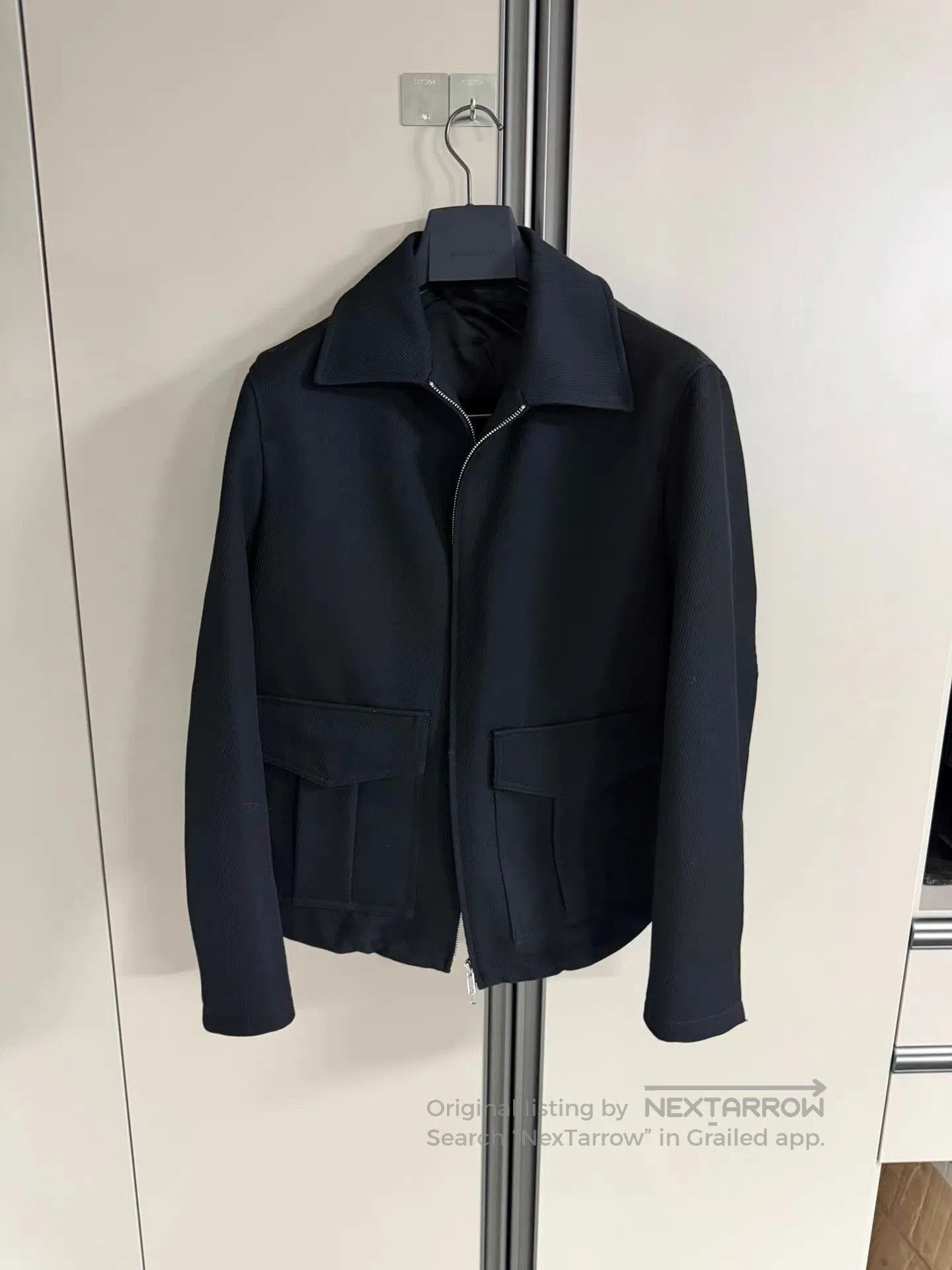 Suitsupply Black Light Jacket with Zip Front and Pockets. Size US M / EU 48-50 / 2 - 1 Thumbnail