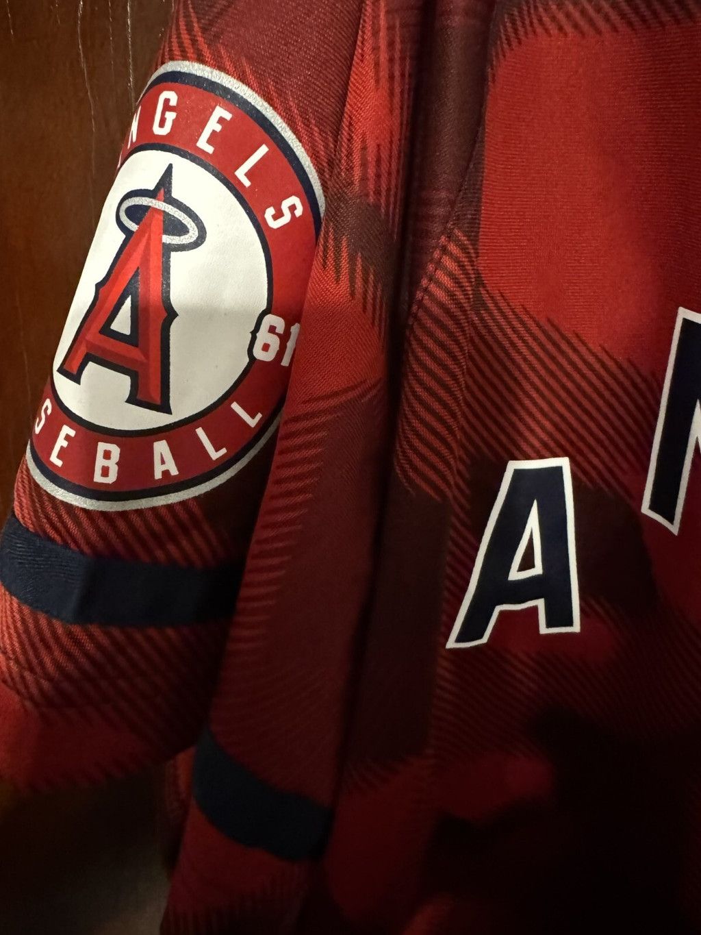Nike Los Angeles LA Angels of Anaheim Nike Jersey Red Mens Sz XXL Size US XXL / EU 58 / 5 - 6 Thumbnail