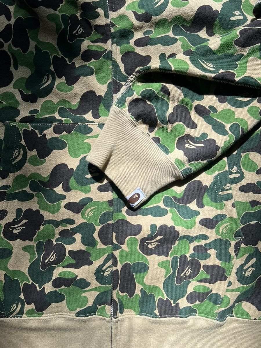 Bape ABC GREEN CAMO BAPE HOODIE Size US XXL / EU 58 / 5 - 6 Thumbnail