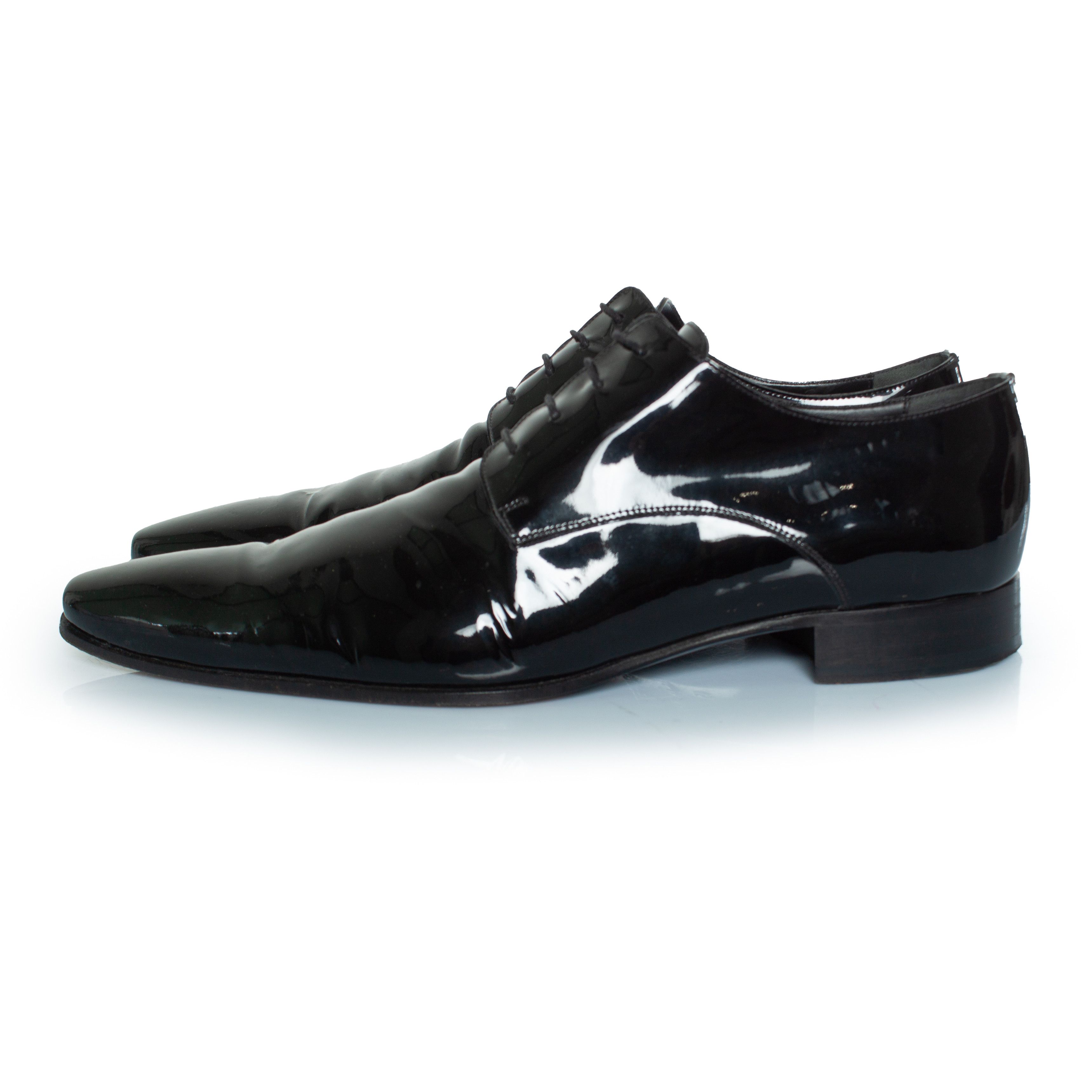 Dsquared2 Dsquared2, Patent leather lace up shoes in black Size US 12 / EU 45 - 3 Thumbnail