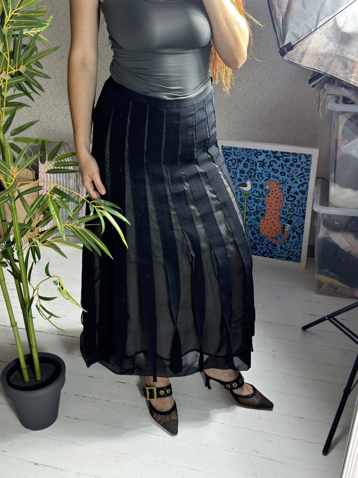 Annette Gortz VINTAGE ANNETTE GORTZ AVANT GARDE MAXI SKIRT Size 30" / US 8 / IT 44 - 7 Thumbnail