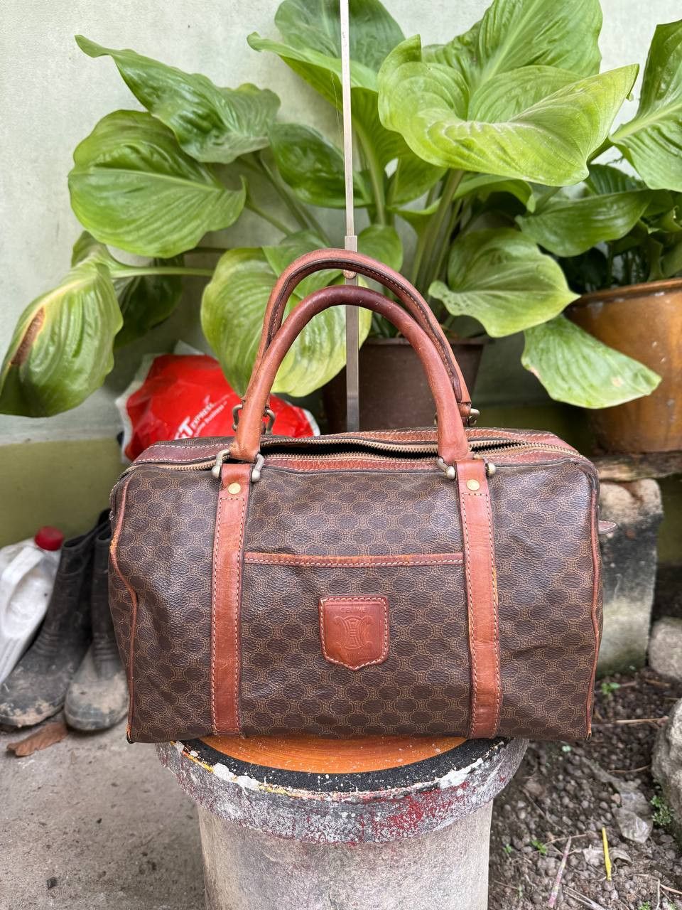 Celine × Vintage Vintage Celine Spedy Duffle Bag Size ONE SIZE - 1 Thumbnail