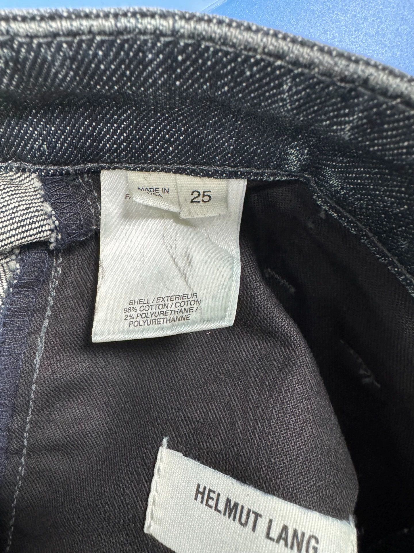 Helmut Lang Helmut Lang Sickle-Shaped Denim Jeans Size 25" / US 0 / IT 36 - 4 Thumbnail