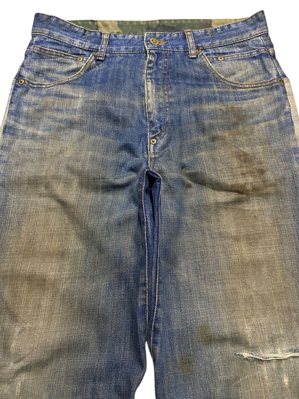 Vintage Soul Revolver Baggy Denim Jeans Y2K Vintage Style Streetwear Size US 31 - 3 Thumbnail