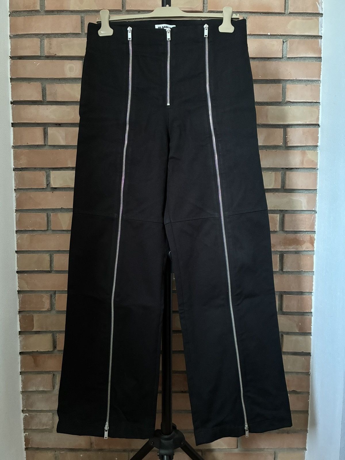Jil Sander Jil Sander Zip-up Wide-leg Trousers Size US 31 - 1 Thumbnail