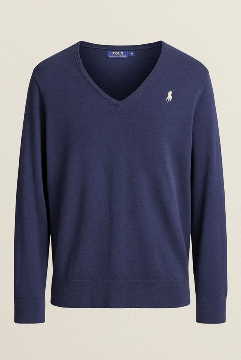 Polo Ralph Lauren Polo Ralph Lauren Navy V-Neck Sweater - Size M Size US M / EU 48-50 / 2 - 2 Thumbnail
