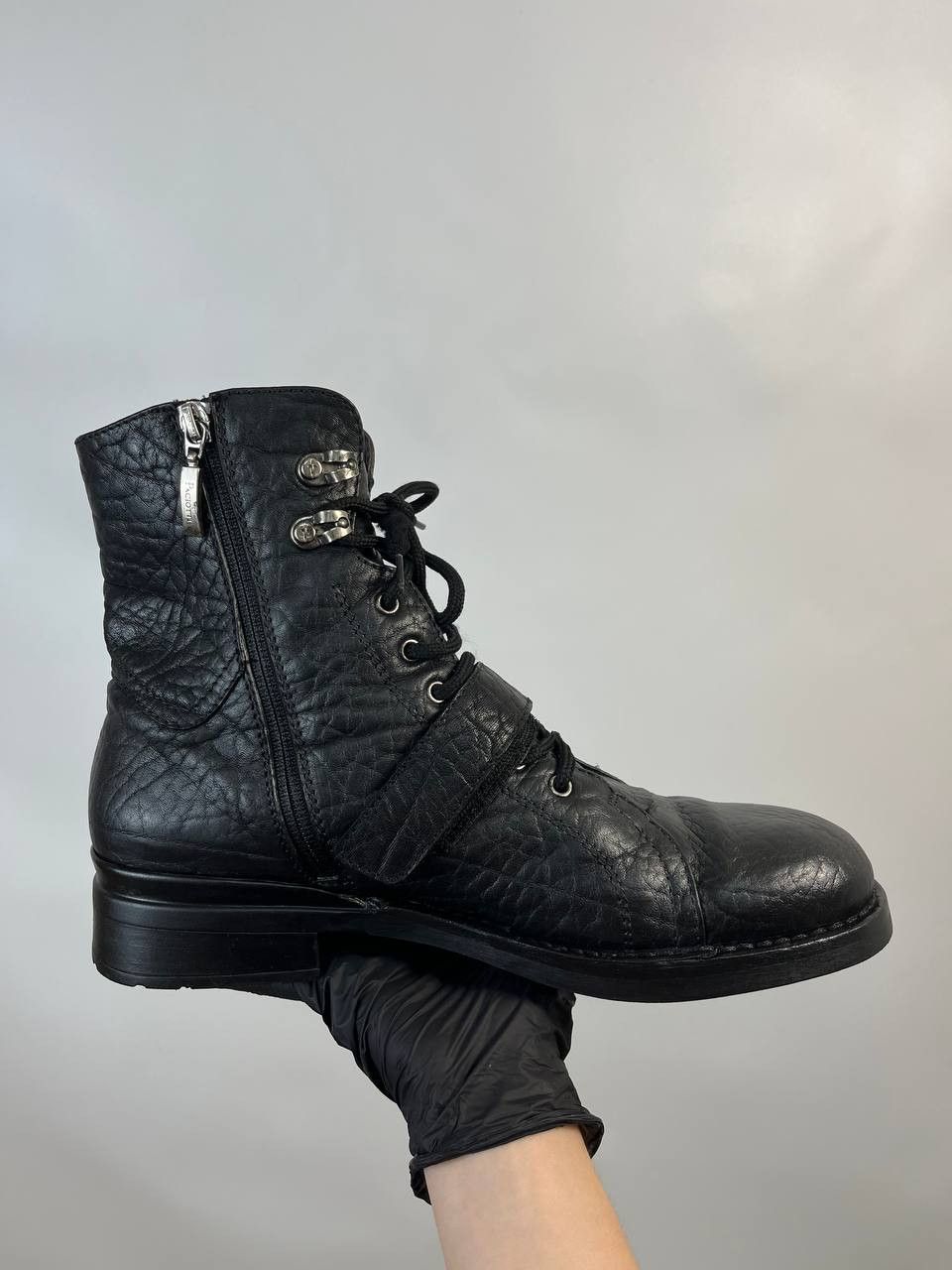 Other CESARE PACIOTTI Black Leather Ankle Boots Sz 7 Size US 7 / EU 40 - 2 Thumbnail