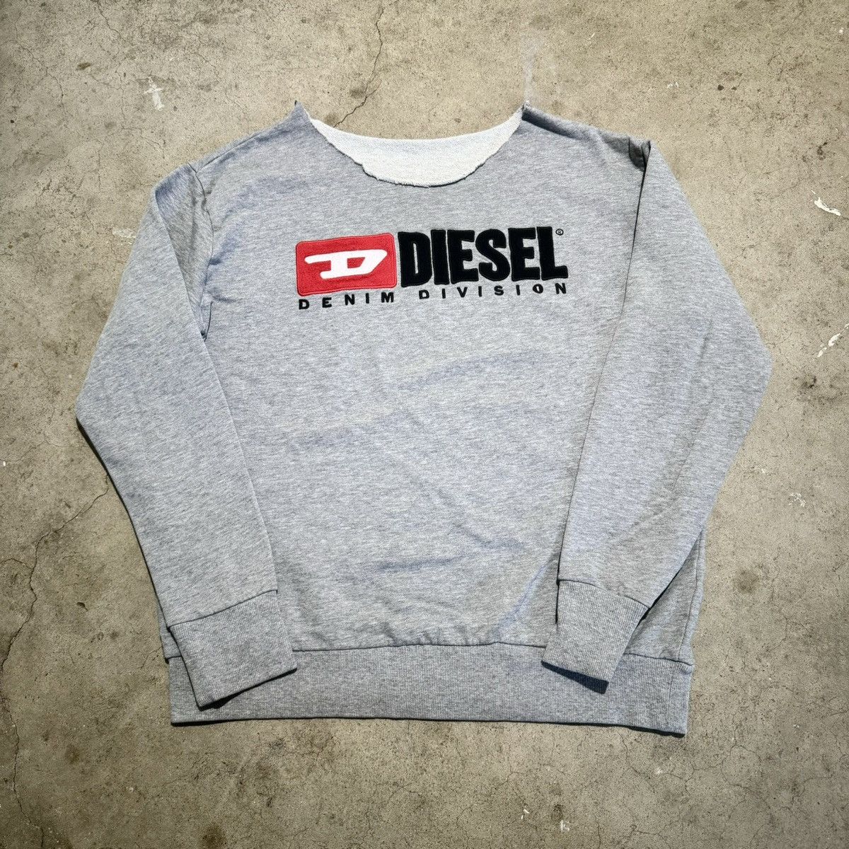 Designer × Diesel DIESEL JEANS DIVISION SWEATSHIRT! Size US L / EU 52-54 / 3 - 1 Thumbnail