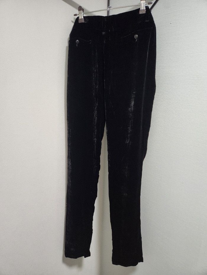 Rick Owens Rick Owens NOIR velvet Tapered PANTS Size US 28 / EU 44 - 4 Thumbnail