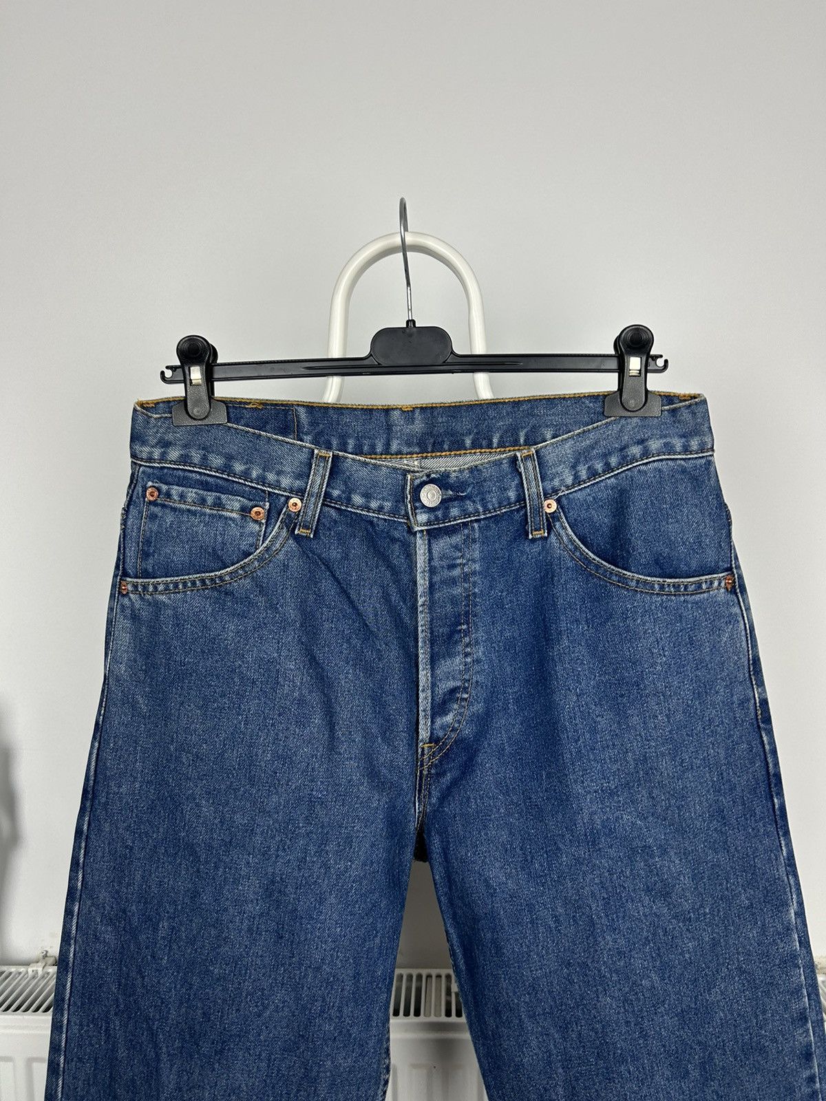 Levi's × Levi's Vintage Clothing × Vintage Vintage levis 523 jeans distressed denim faded blue Size US 32 / EU 48 - 9 Thumbnail