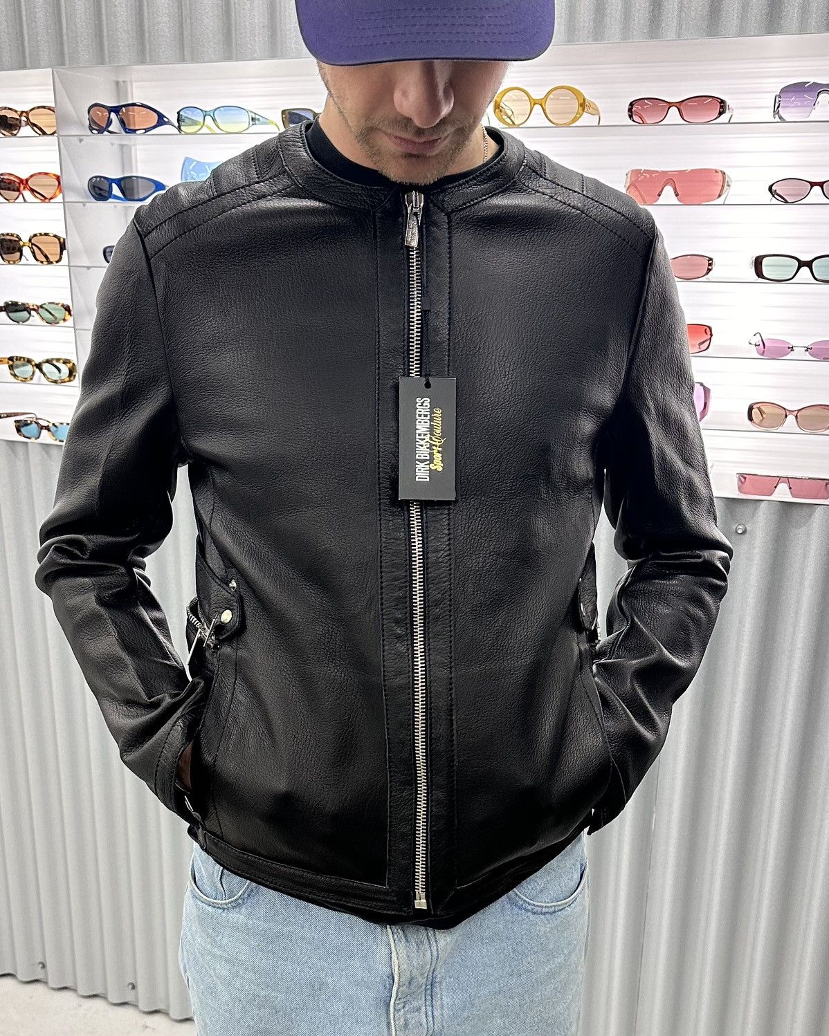 Dirk Bikkembergs Dirk Bikkembergs S/S’15 Black Leather Harness Biker Size US L / EU 52-54 / 3 - 9 Thumbnail