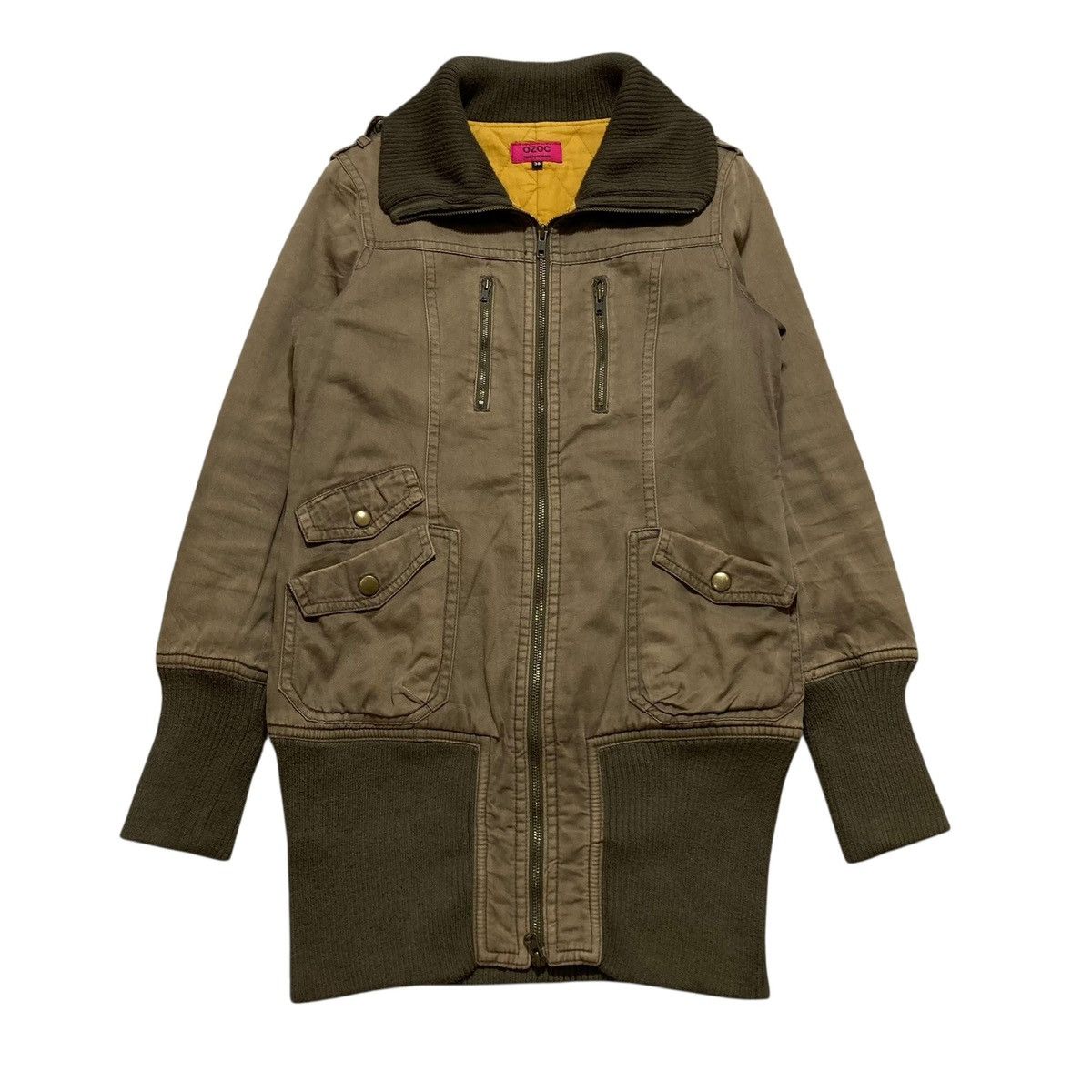 Le Grande Bleu (L.G.B.) OZOC - Utility Faded Double Zipper Jacket Vkei Japanese Size US M / EU 48-50 / 2 - 2 Thumbnail