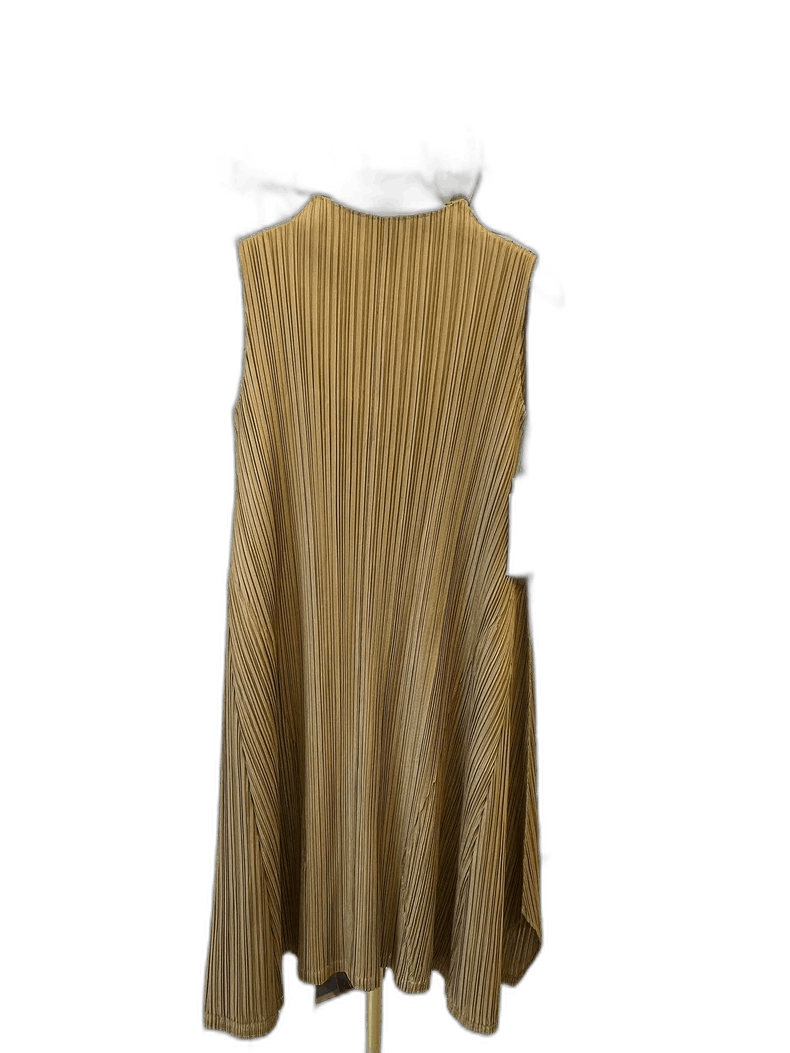 Issey Miyake Issey Miyake Champagne Gold Dress Size 5-yf Size 22" - 1 Thumbnail