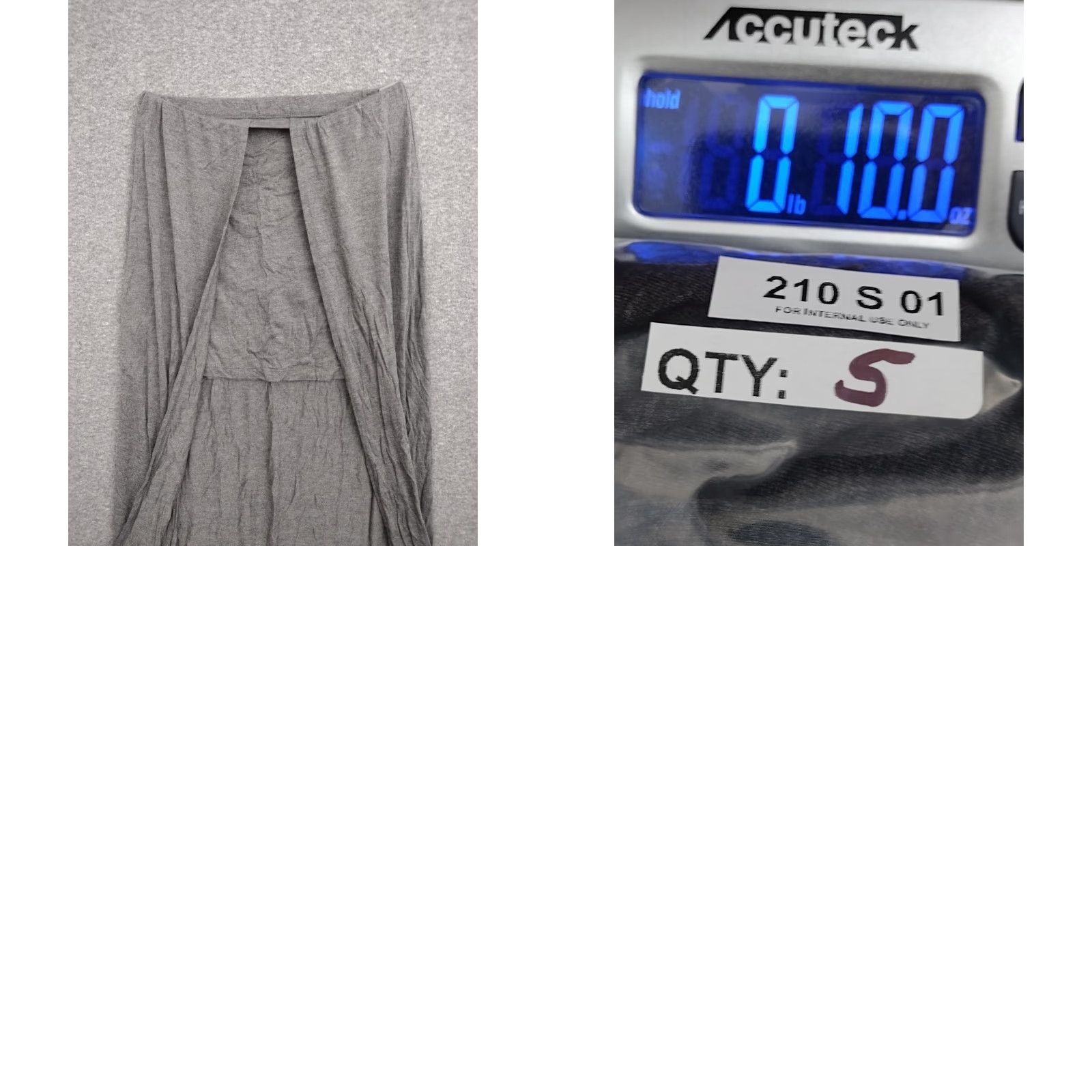 Vintage Codigo Skirt Maxi Wrap Around Gray L Womens Size 36" / US 14 / IT 50 - 8 Thumbnail