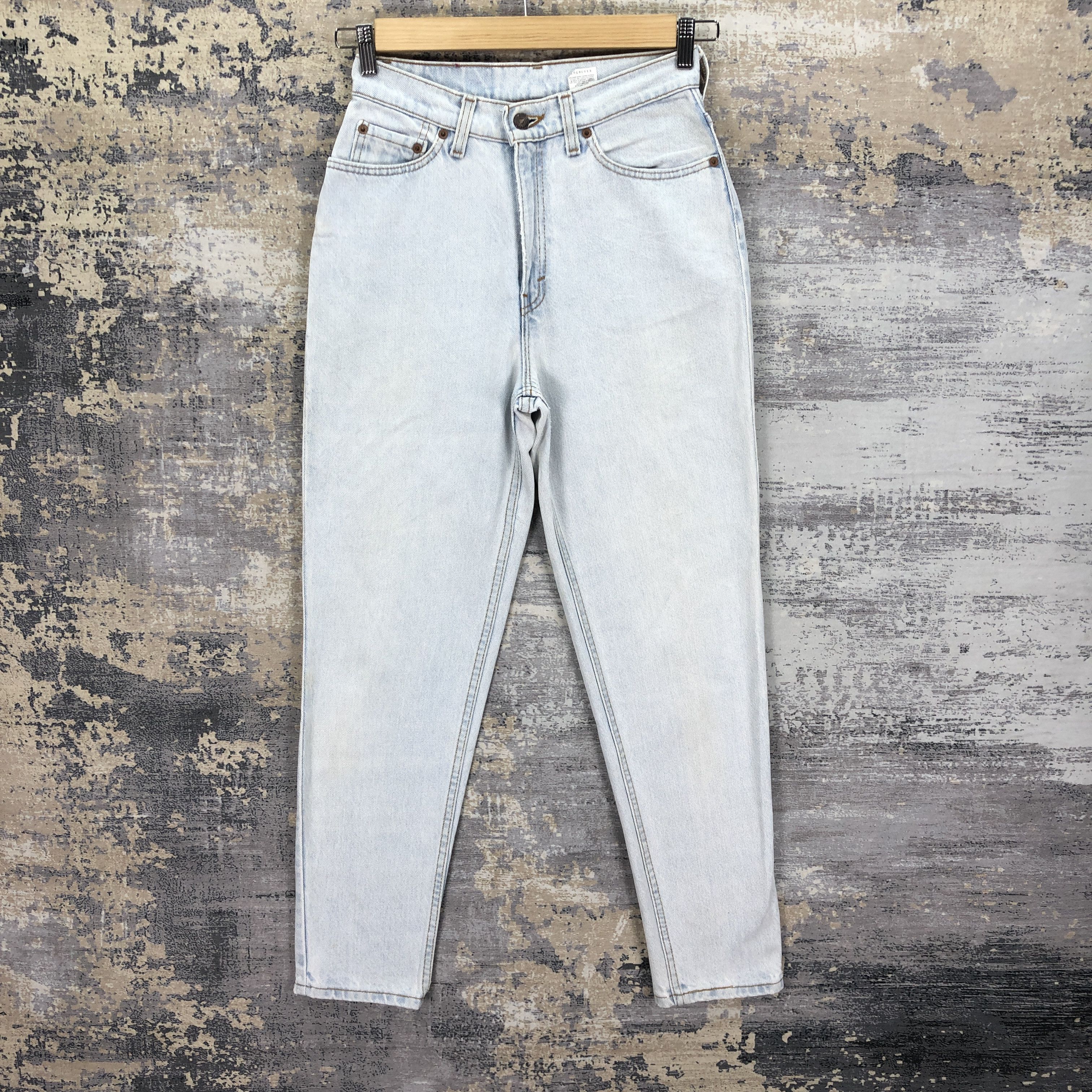 Levi's Vintage 90's Levis Sun Faded Jeans Levi's Light Wash Denim Size 24" / US 00 / IT 34 - 1 Thumbnail