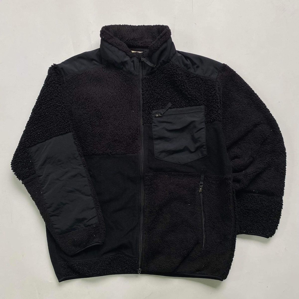 Engineered Garments × Uniqlo Engineered Garments x Uniqlo Black Patchwork Fleece Tech Size US XL / EU 56 / 4 - 1 Thumbnail
