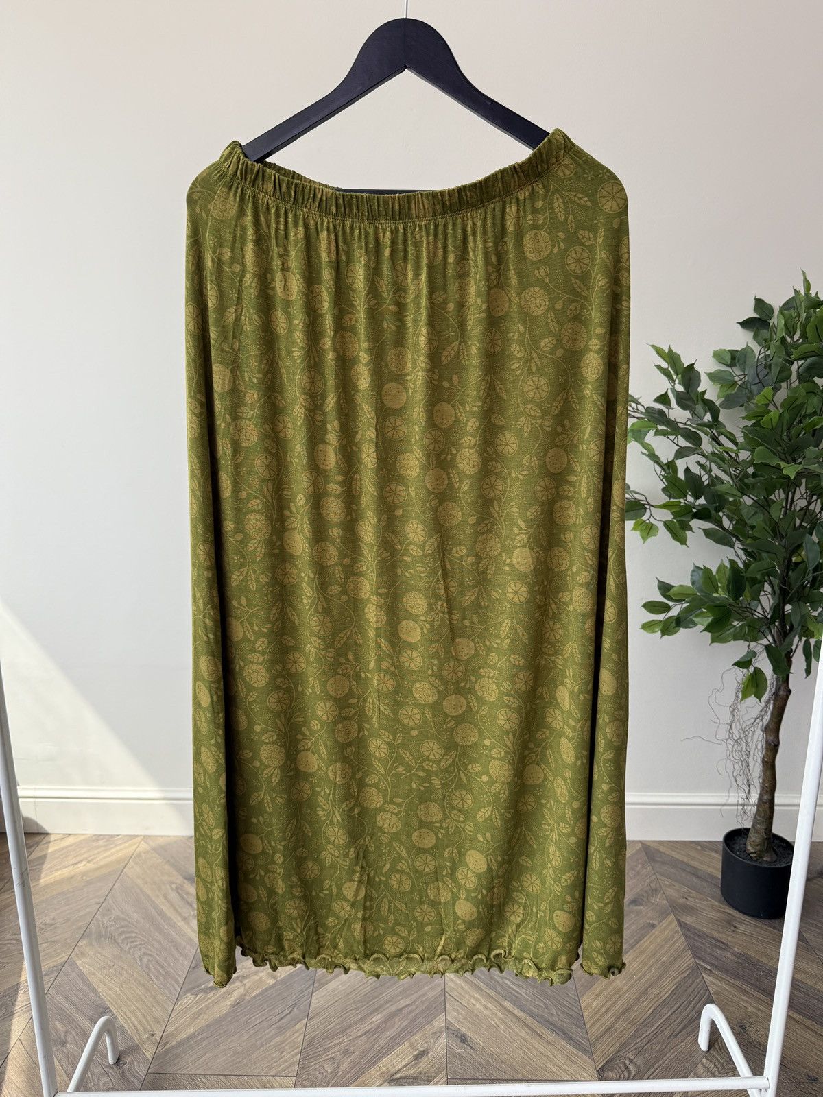 Gudrun Sjoden Vintage Gudrun Sjoden Green A-Line Midi Skirt Womens Size M / US 6-8 / IT 42-44 - 9 Thumbnail