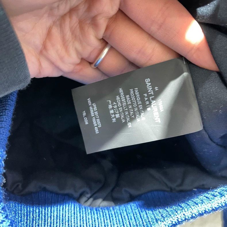 Saint Laurent Paris saint laurent blue corduroy baseball jacket-2507 Size US M / EU 48-50 / 2 - 8 Thumbnail