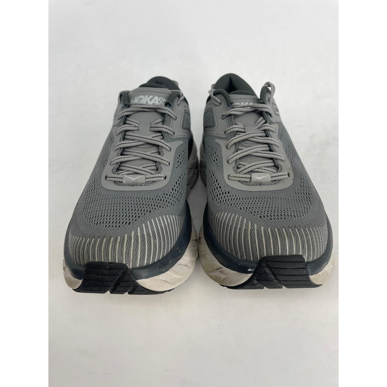 Hoka HOKA ONE ONE MENS BONDI 7 RUNNER DARK SHADOW SHOES SZ 9.5 Size US 9.5 / EU 42-43 - 2 Thumbnail