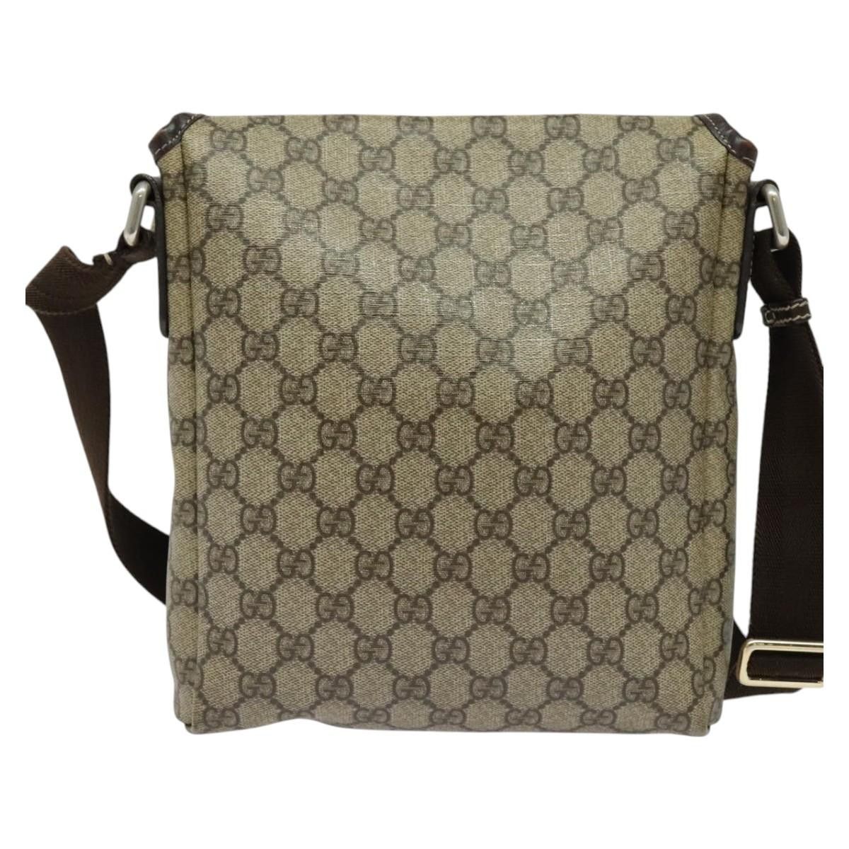 Gucci GUCCI GG Supreme Shoulder Bag Pvc Beige Silver Size ONE SIZE - 3 Thumbnail