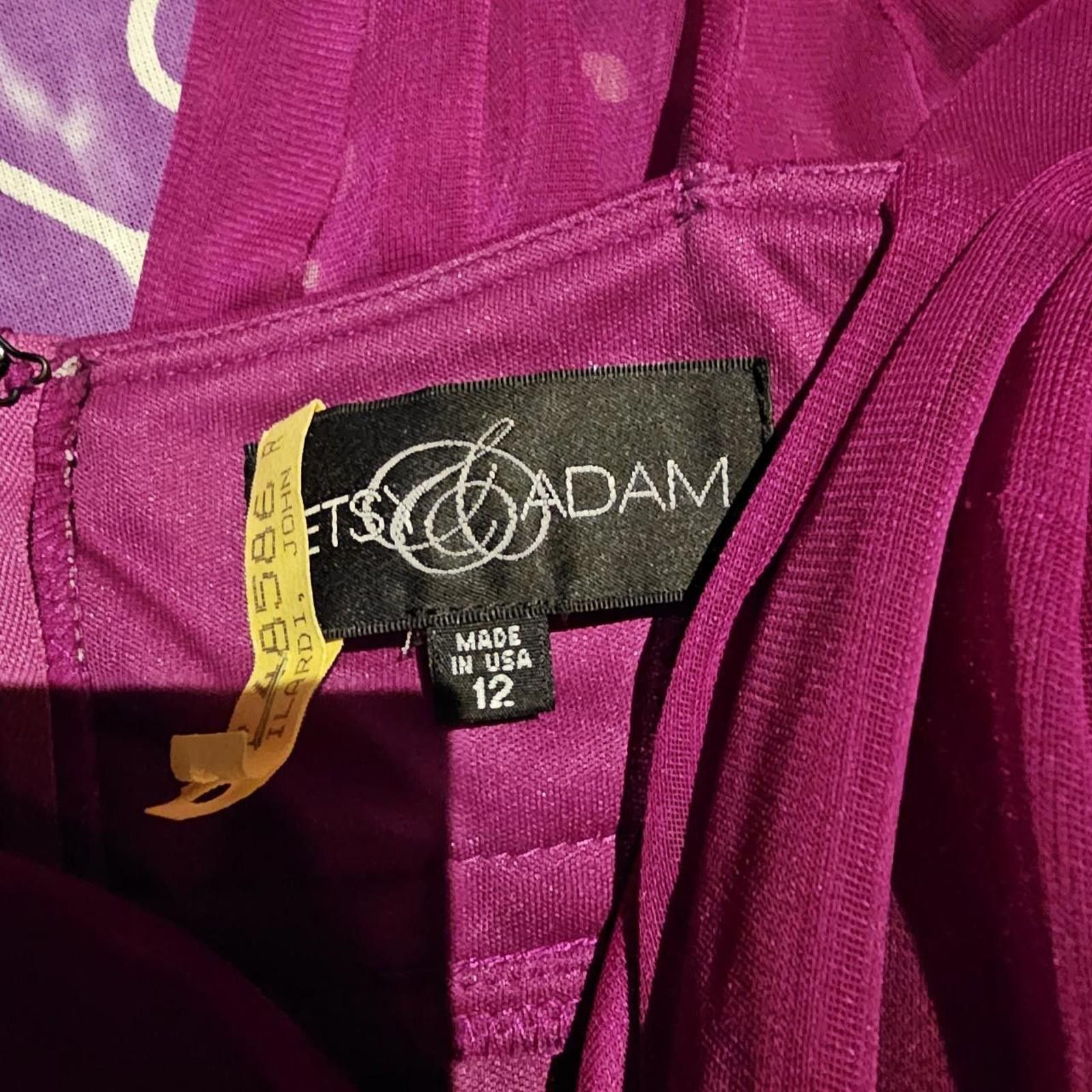 Designer Betsy & Adam Women's Formal Fusia Dress Size 12 Size XL / US 12-14 / IT 48-50 - 6 Thumbnail