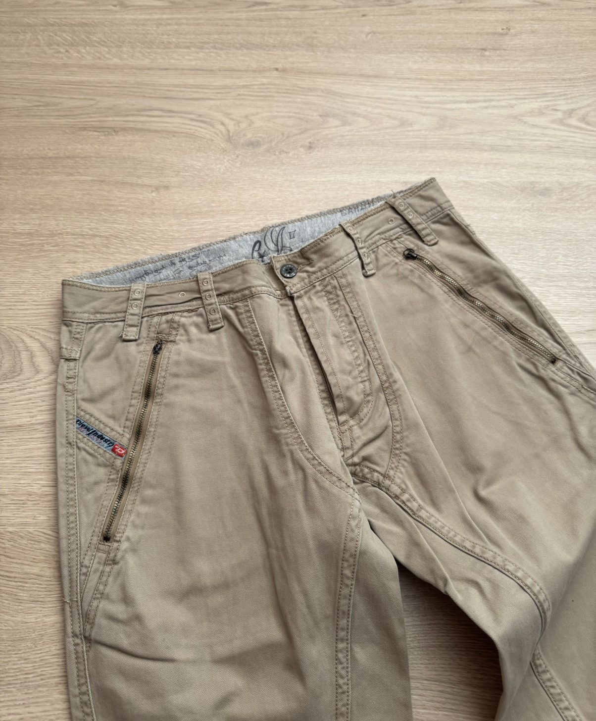 Diesel Vintage 00s Diesel Bandit Бандит y2k Archival Japanese Pants Size US 31 - 3 Thumbnail