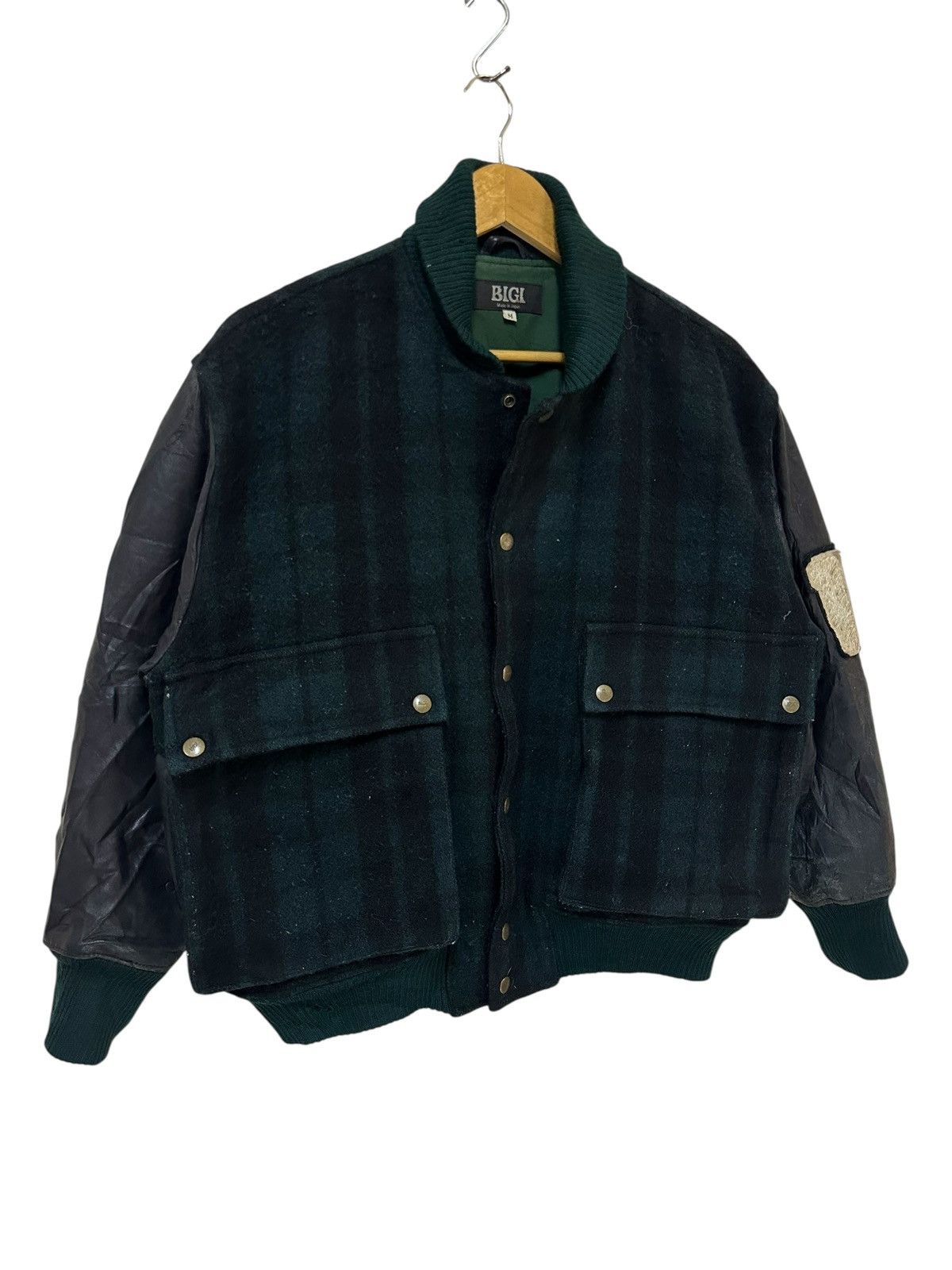 BIGI Vintage Bigi Anniversary Varsity Jacket Wool Plaid Jacket Size US M / EU 48-50 / 2 - 4 Thumbnail