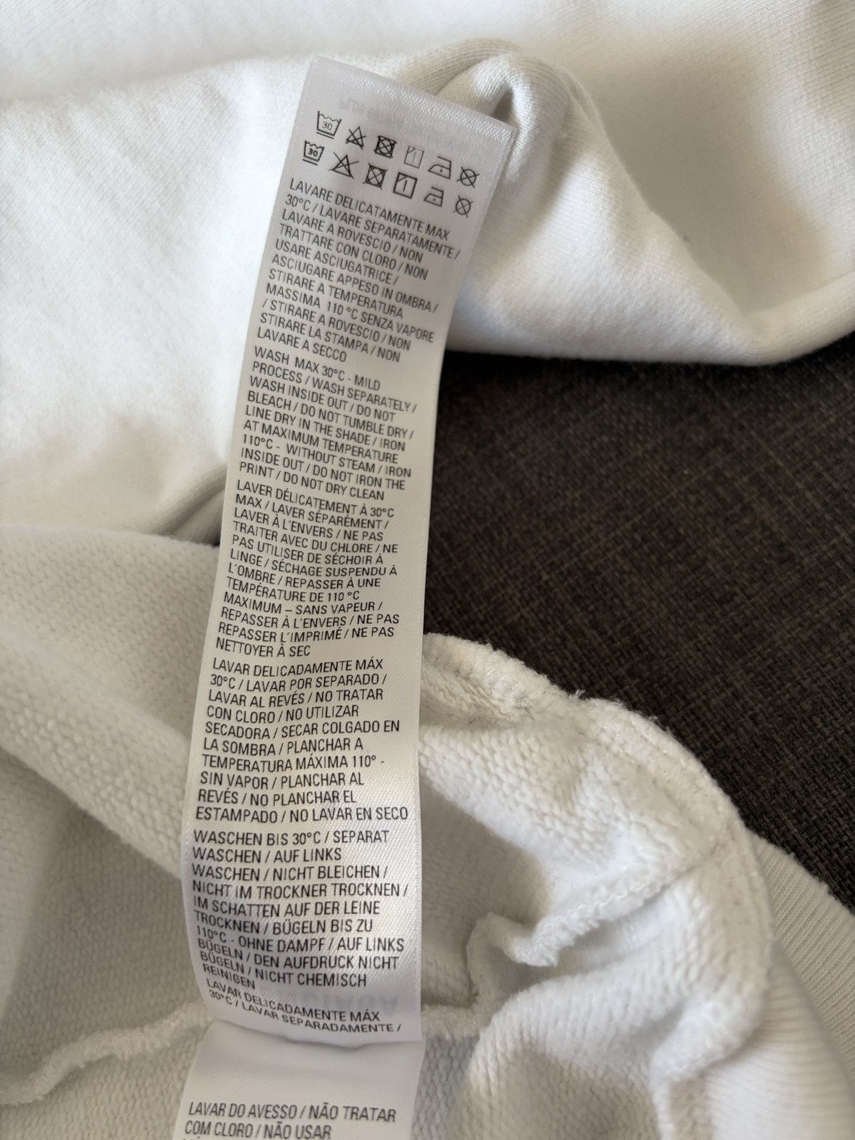 Balenciaga Balenciaga script logo crewneck white Size US L / EU 52-54 / 3 - 11 Thumbnail